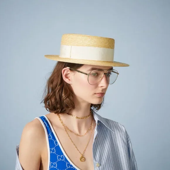 Gucci Raffia Wide-Brimmed Hat - Picture 3 of 4